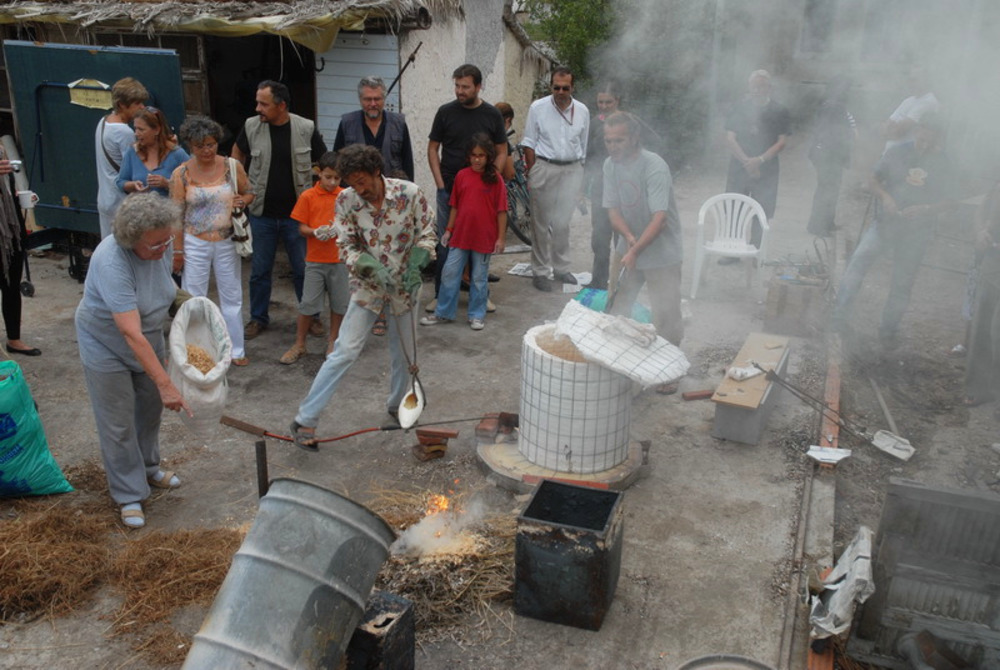 Raku firing 